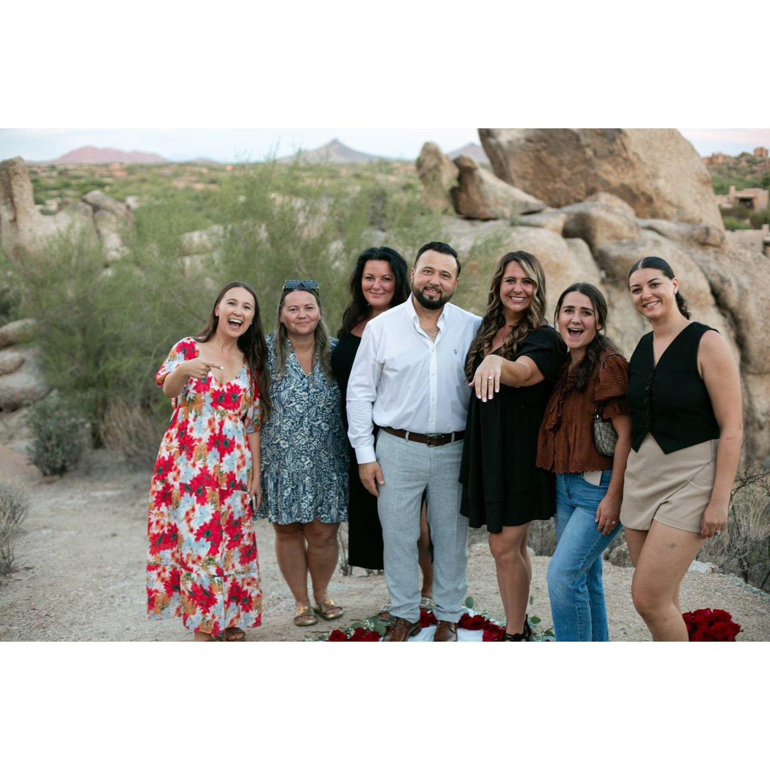 The girls that celebrated my Birthday with me at the Spa before the big surprise! So happy they got to be a part of this surprise engagement