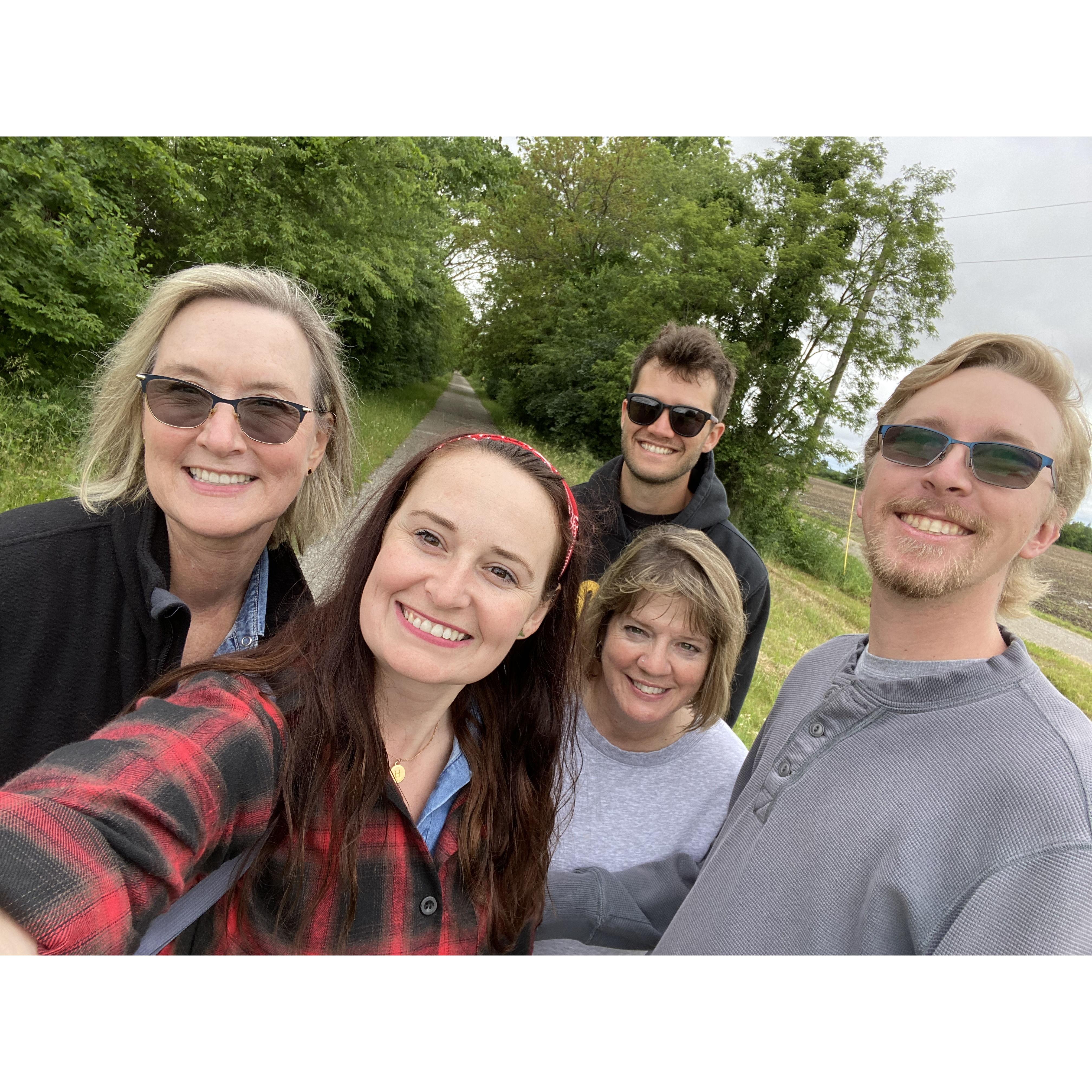 Hannah met more of Jacob's amazing family including his best friend, David (Jacob's best man!).