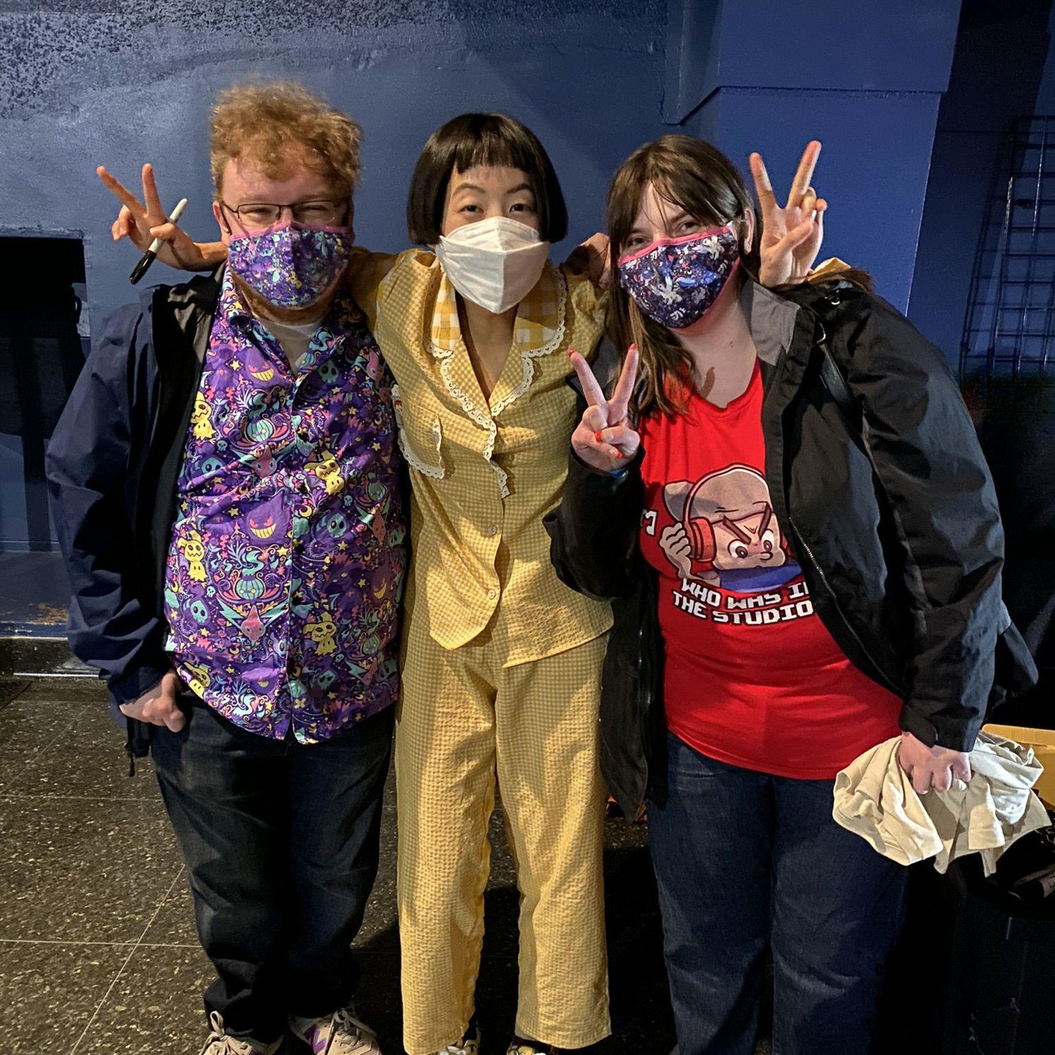 A photo taken with Su Lee, who was an opening act for a concert we saw. We had no idea who she was before going to this, but now we play her songs all the time. Give her a listen!