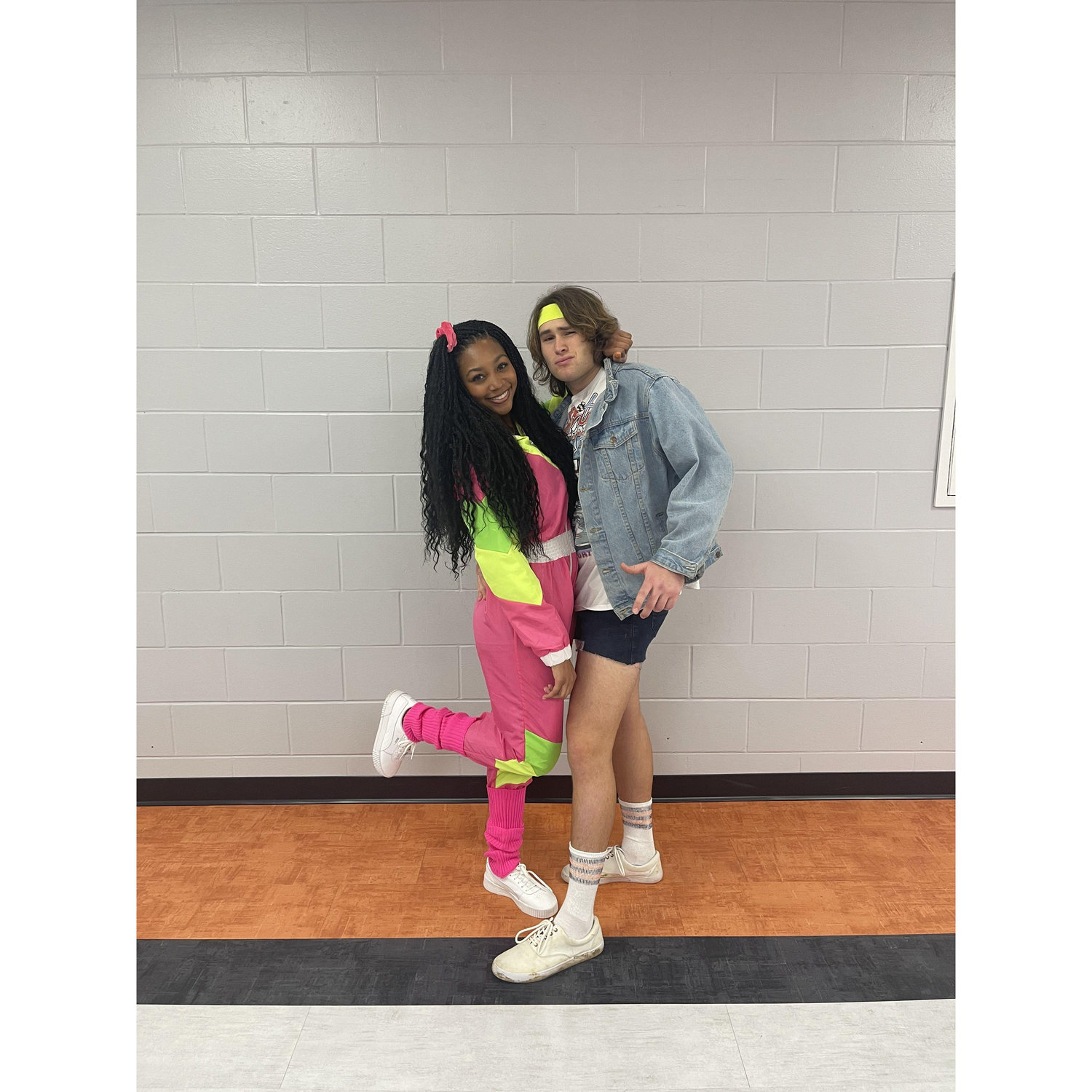 Senior skit outfit! (80's theme if you can't tell)