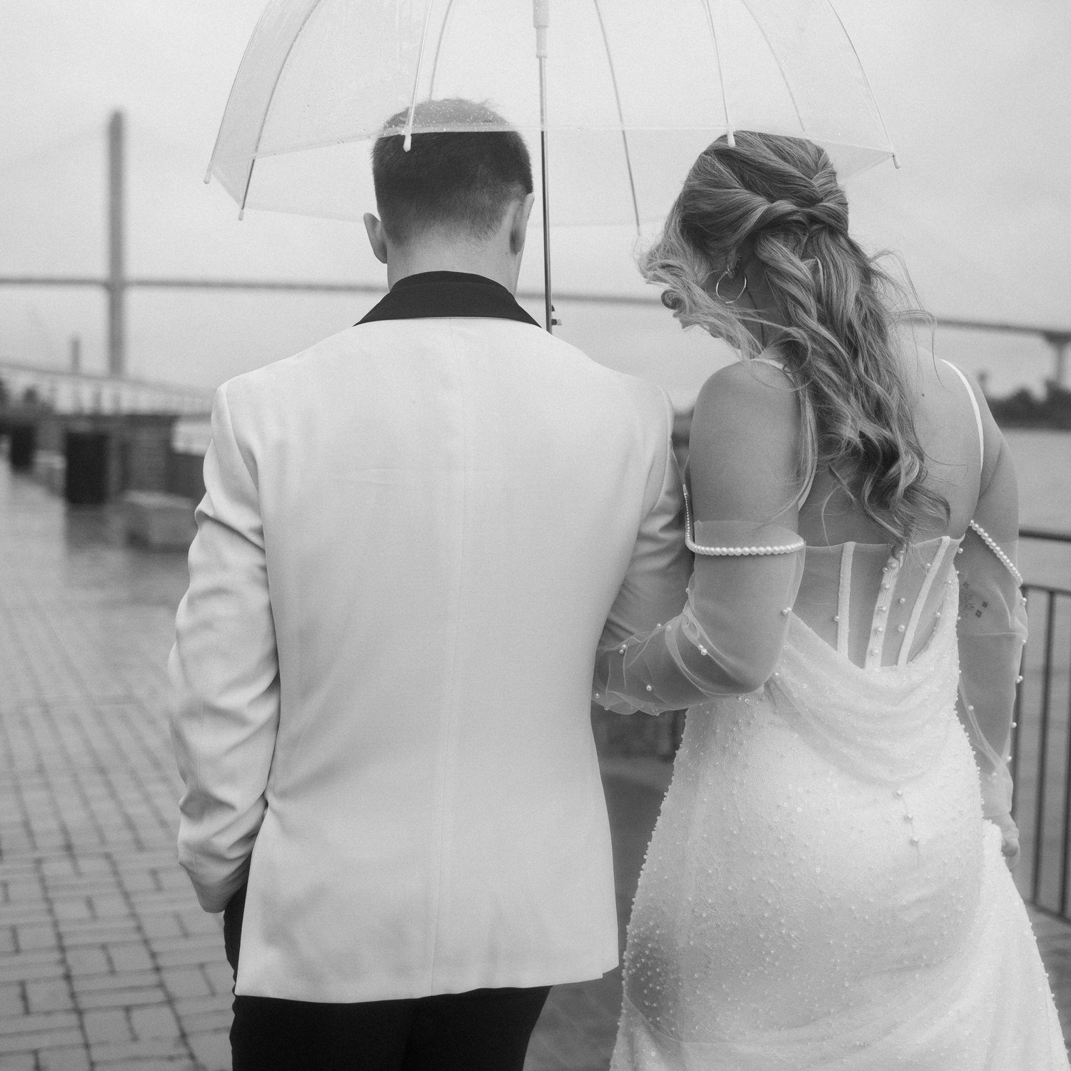 Walking in the rain