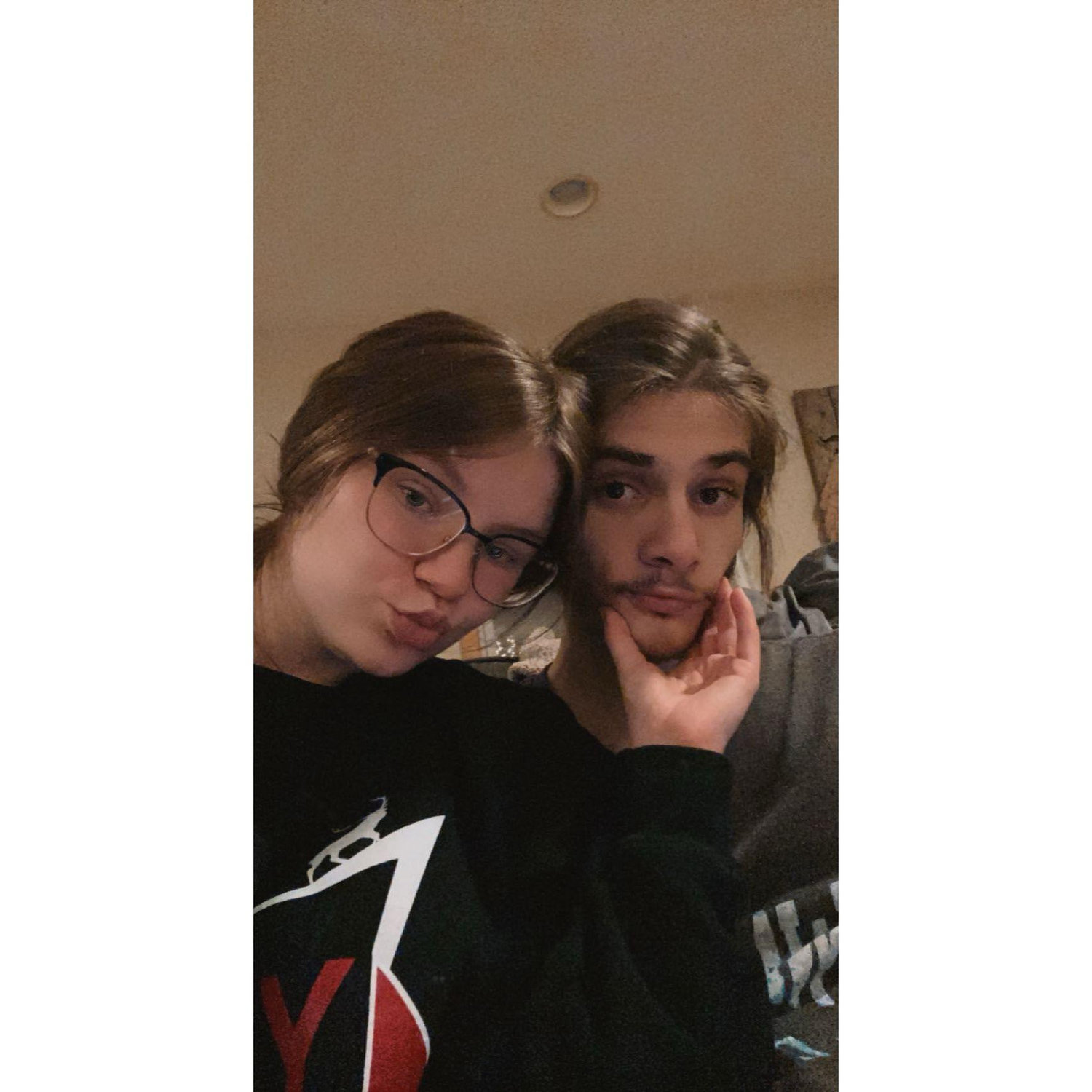 Can you tell he loves taking photos with me