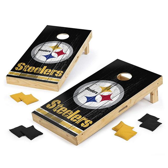 PROLINE NFL Pittsburgh Steelers 2'x4' Cornhole Board Set - Vintage Design