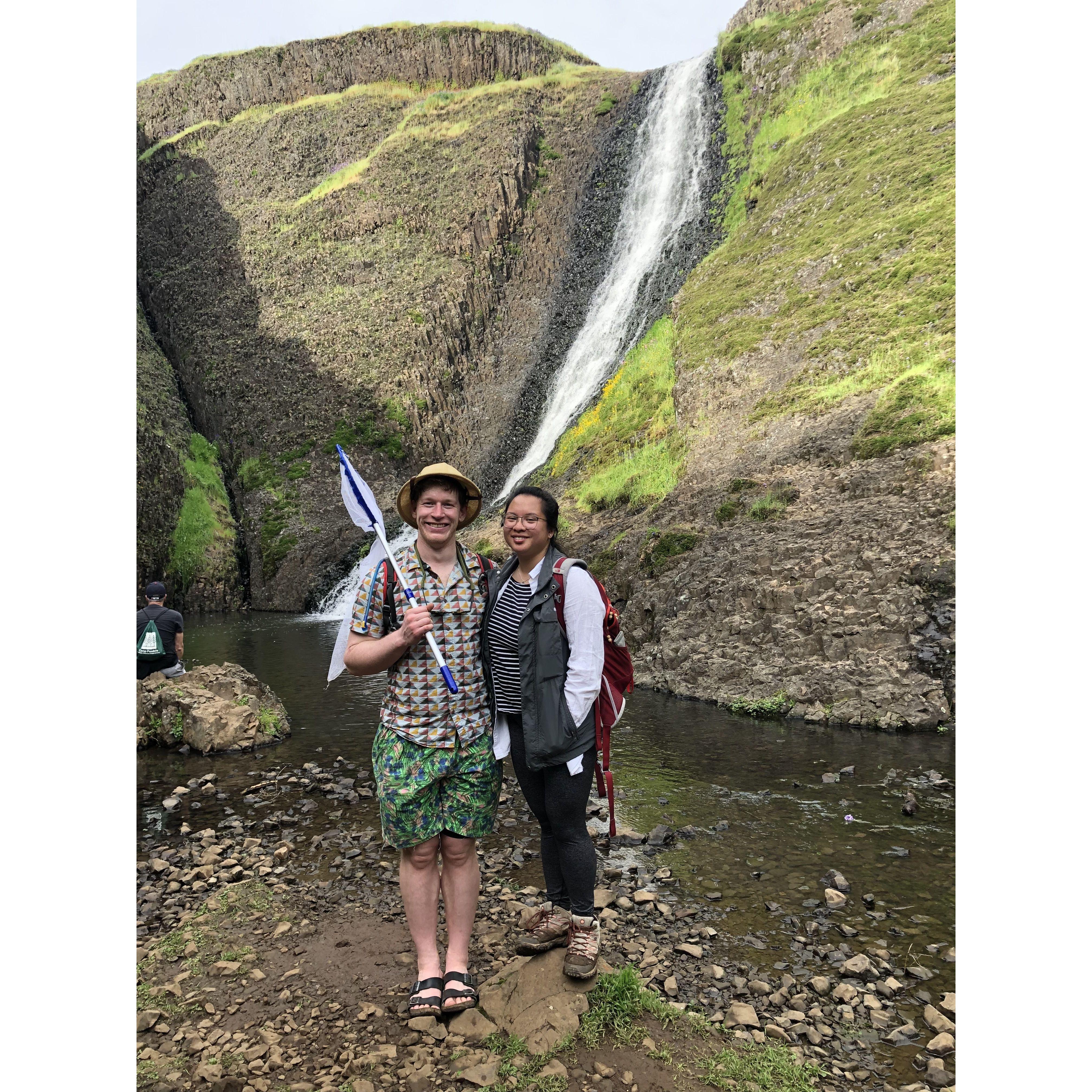 North Table Mountain Ecological Reserve! We turned over a few logs, saw a few creatures, "ooh"ed and "aah"ed and then went home.