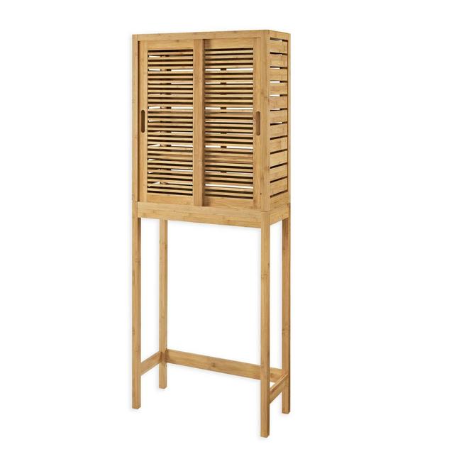 Linon Home Over the Toilet Bracken Bamboo Space Saver