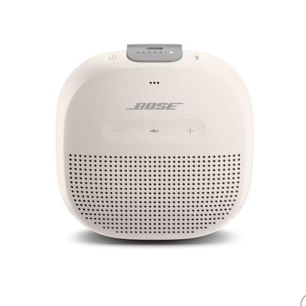 Bose SoundLink Micro Bluetooth Speaker: Small Portable Waterproof Speaker with Microphone, White Smoke