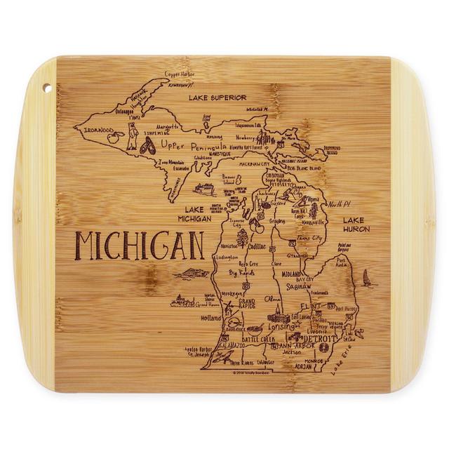 Totally Bamboo® Michigan Slice of Life Cutting Board