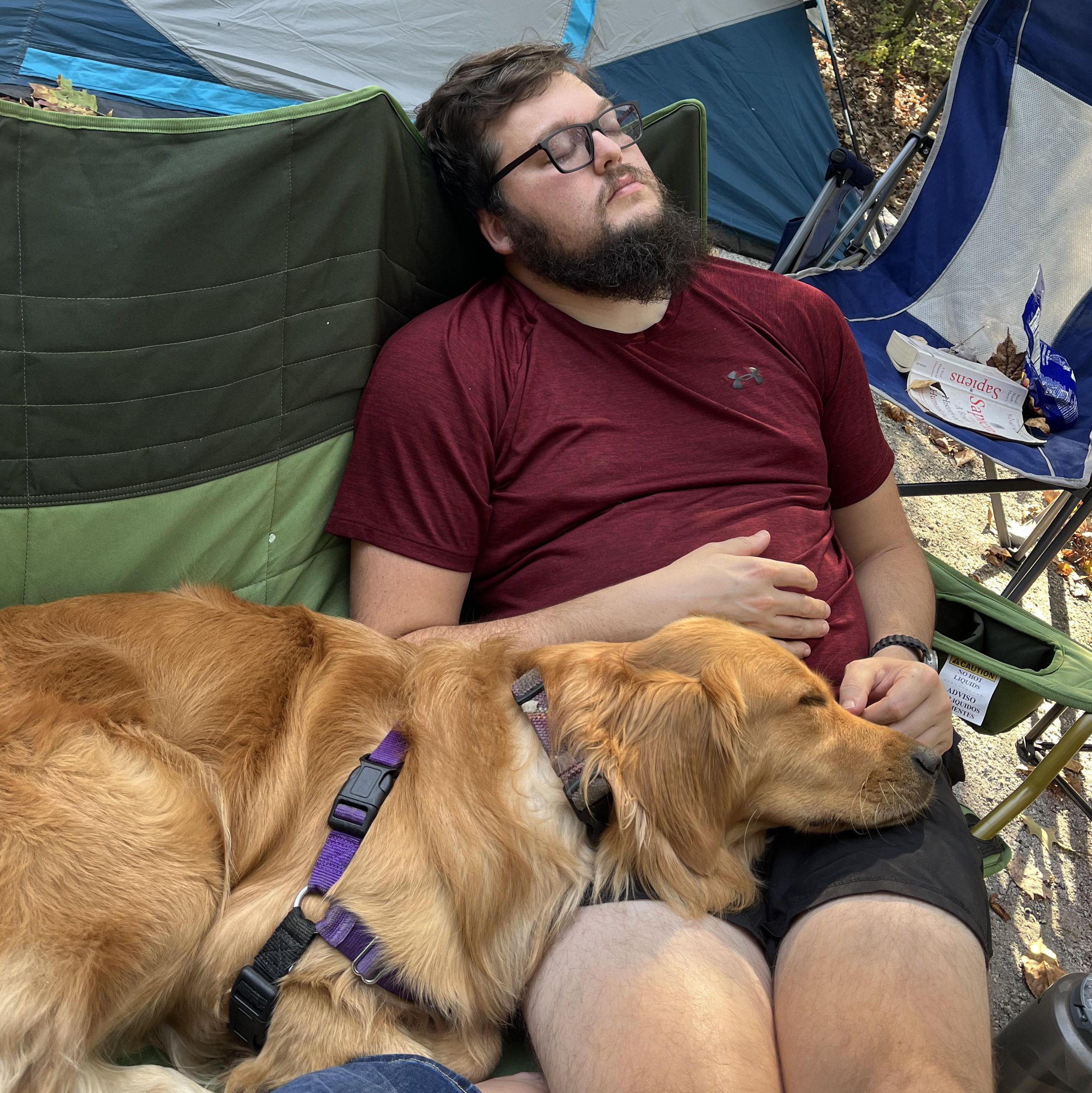 We bought this dual camp chair for Josh and Alissa... Not Josh and Rosie!
