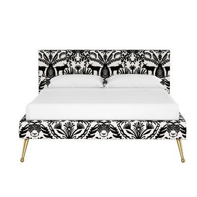 Grayson Platform Bed Eulalia Black White - Opalhouse™