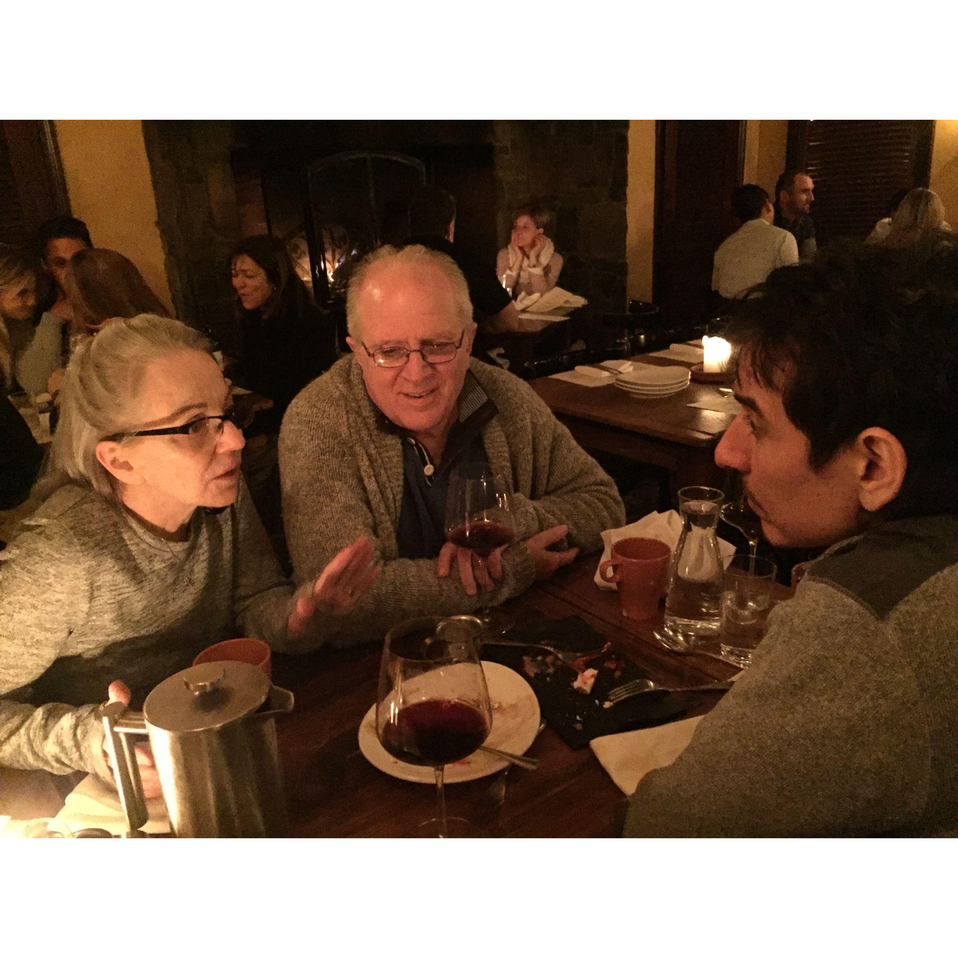 Jason's first time meeting Alex's parents (NYC)