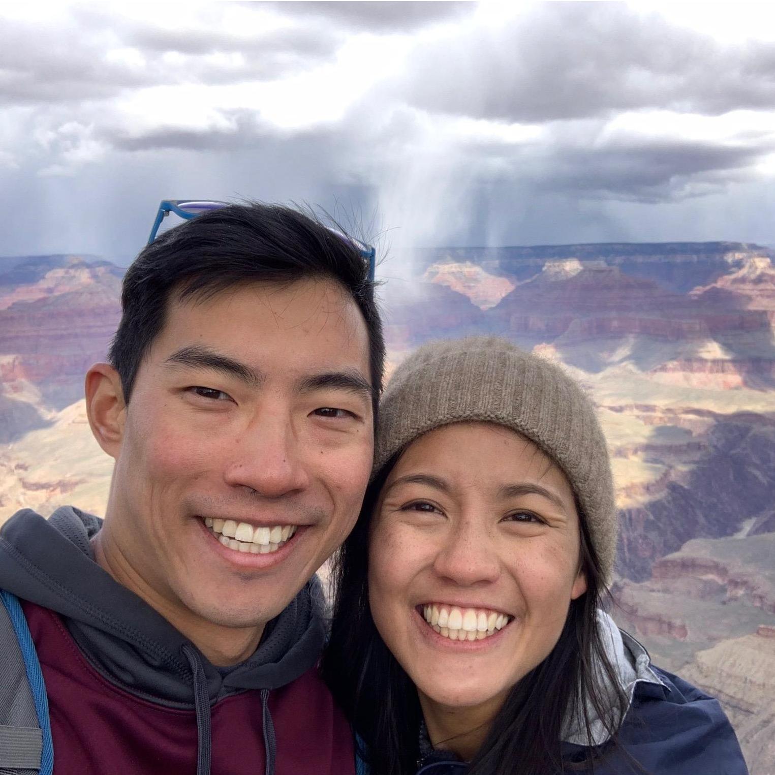 Exploring the Grand Canyon.