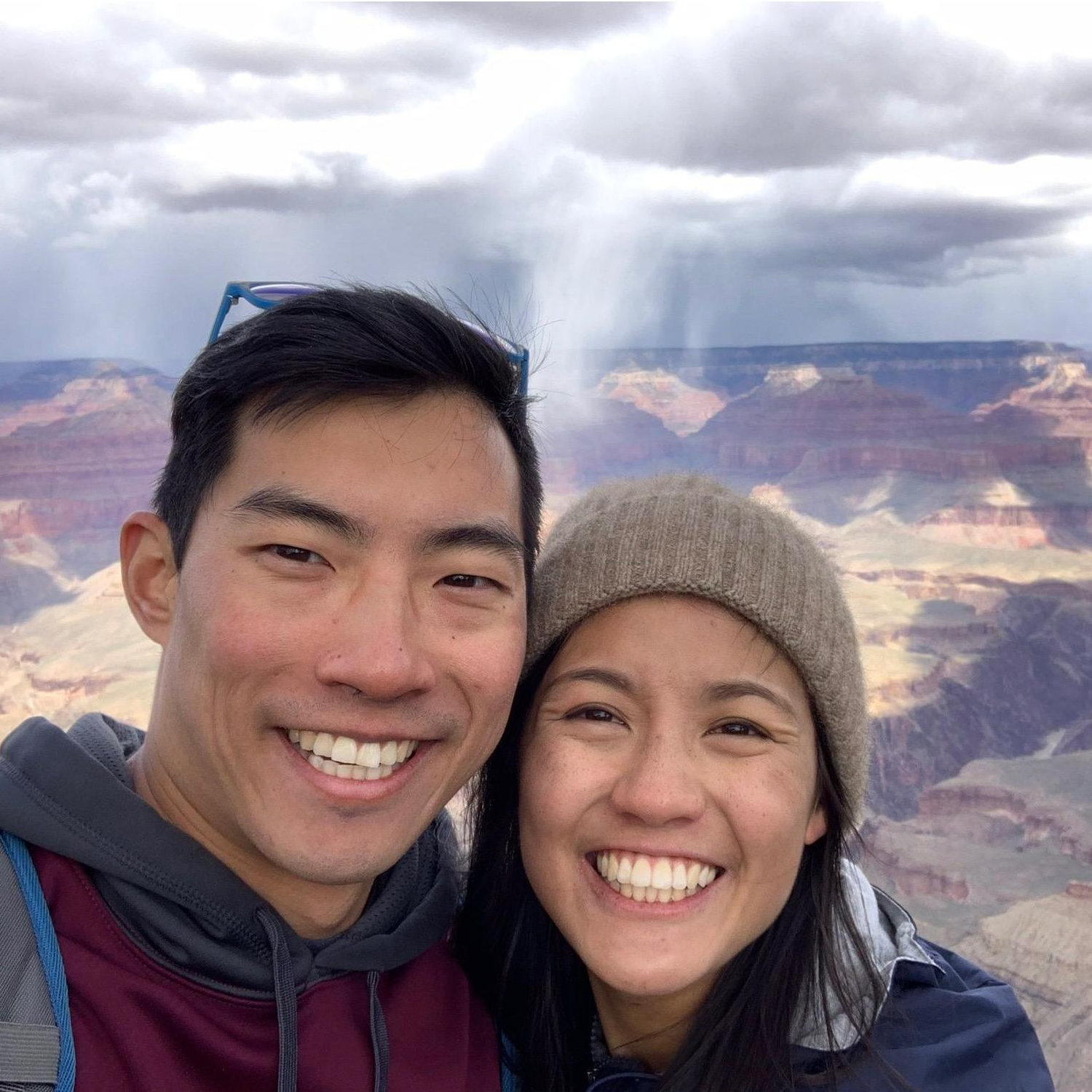 Exploring the Grand Canyon.