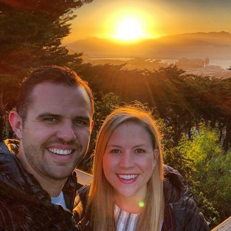 Another beautiful sunset from Coit Tower in San Francisco