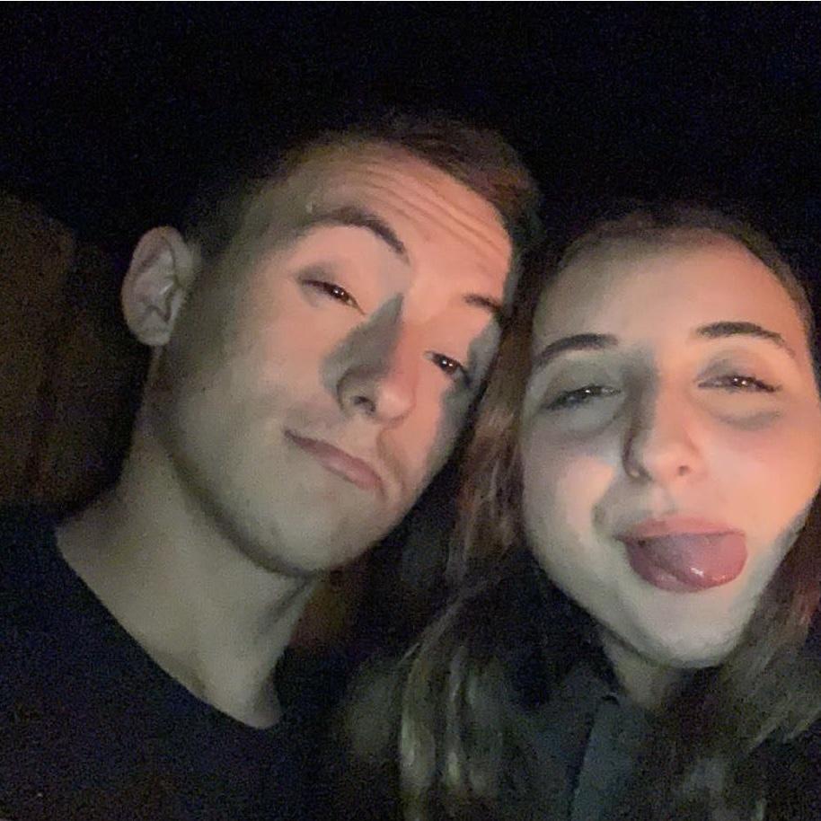 After prom at camp.