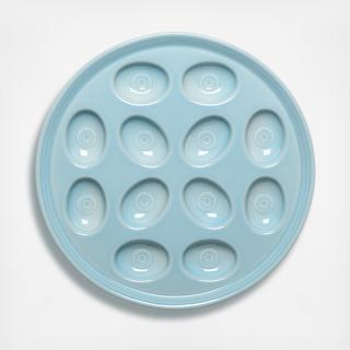 Round Egg Serving Platter
