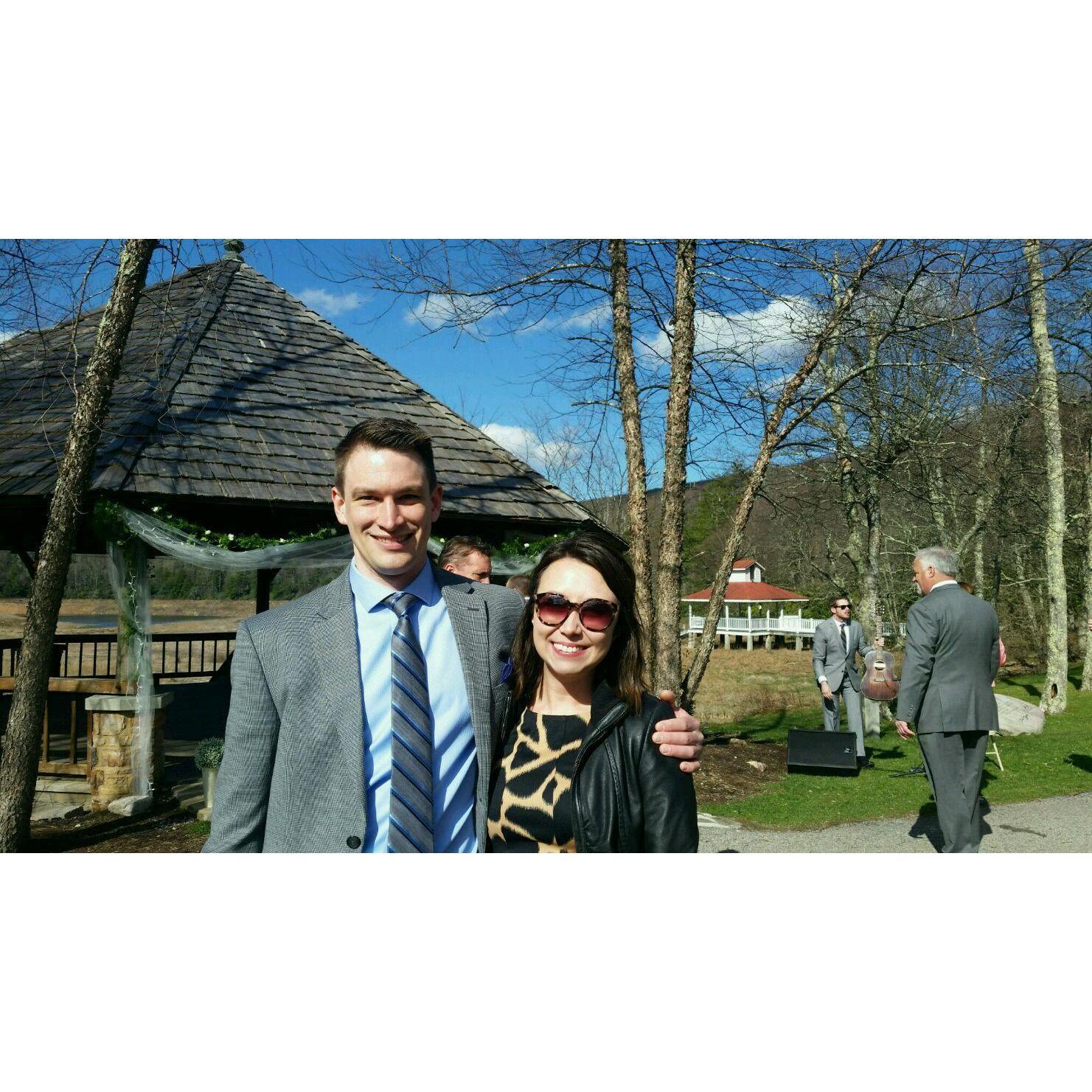 At Rob (Bill's brother) and Amanda's wedding