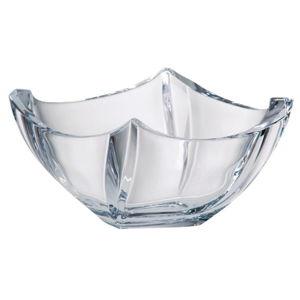 Barski - European Quality Glass - Crystalline - Square Small Bowl - 4.5" D - Made in Europe