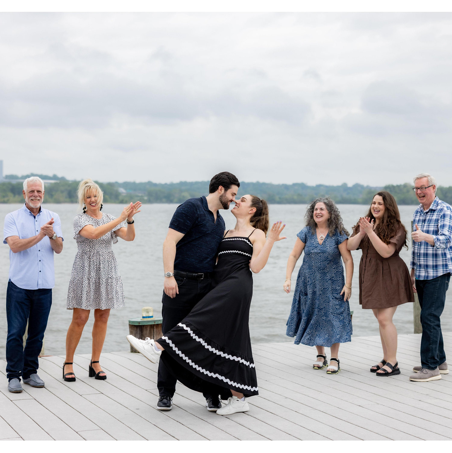 We were so fortunate to have both families with us on our special day!