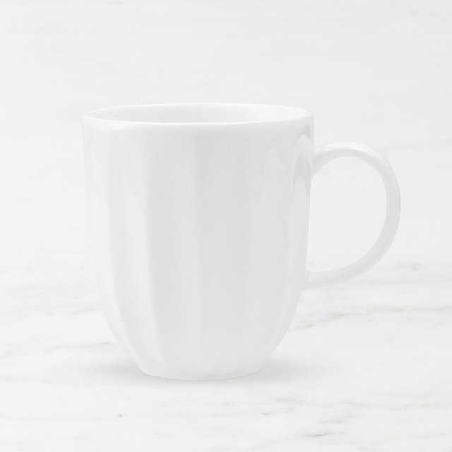 Fortessa Blyss Mugs, Set of 4, White