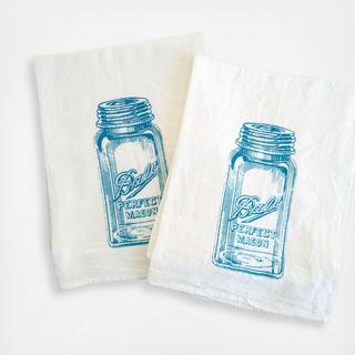 Mason Jar Towel Set of 2
