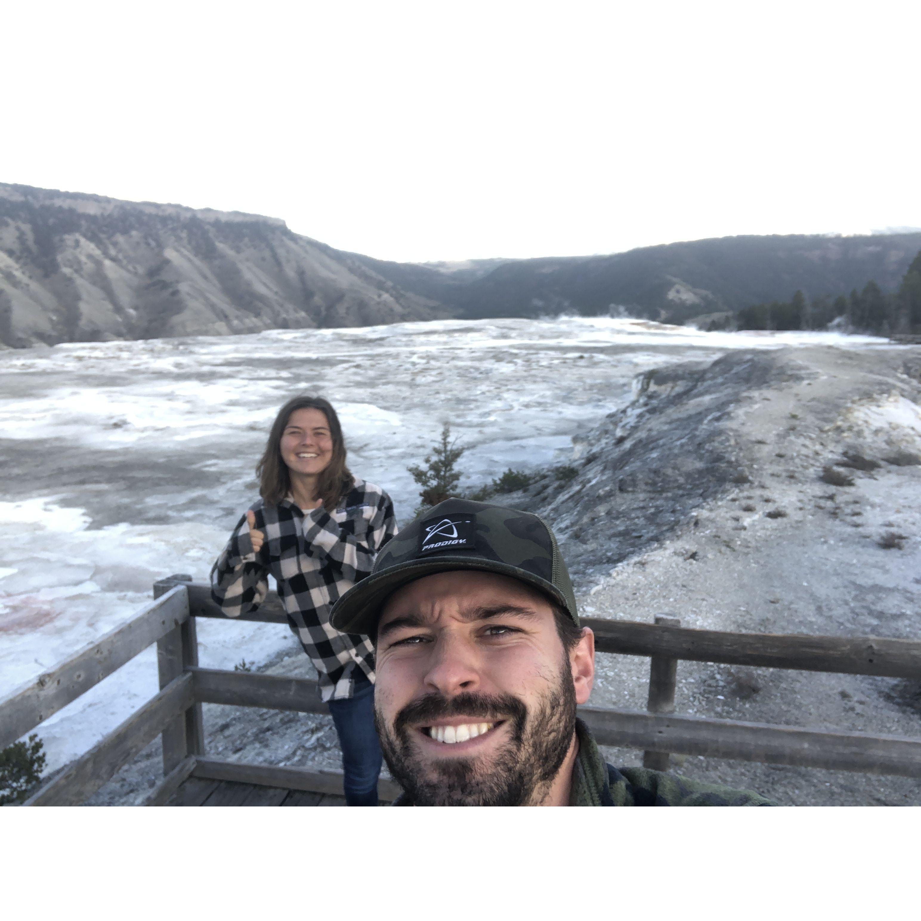 One of the Salt Flats in Yellowstone
