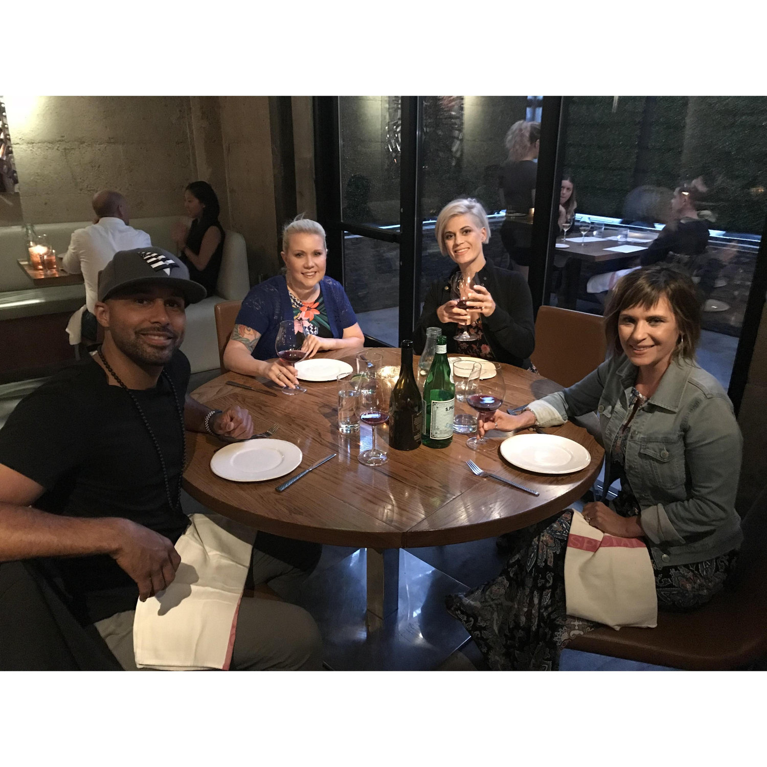 Day after the engagement! Thank you Pete for dinner!