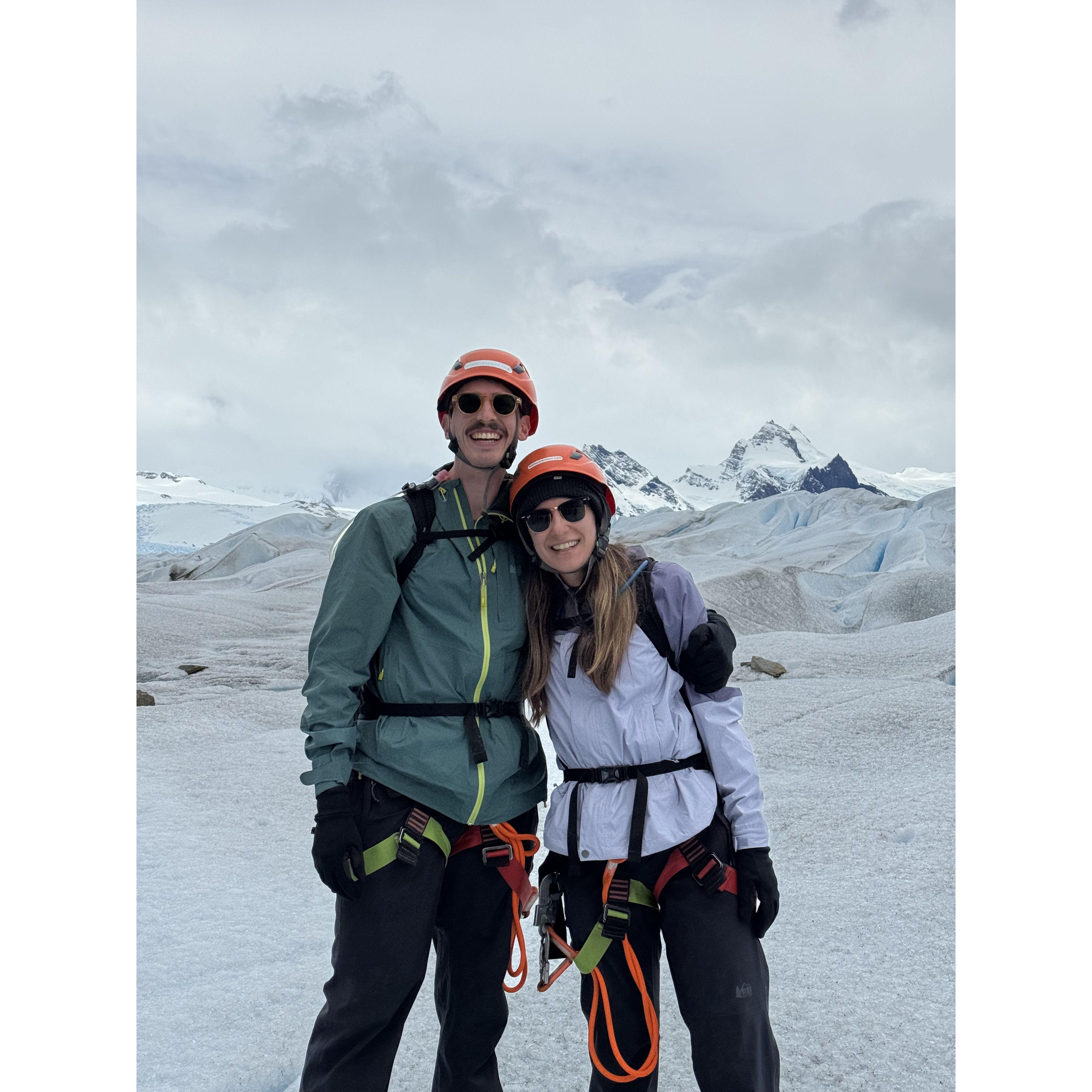 We got to hike on a glacier the size of Buenos Aires!