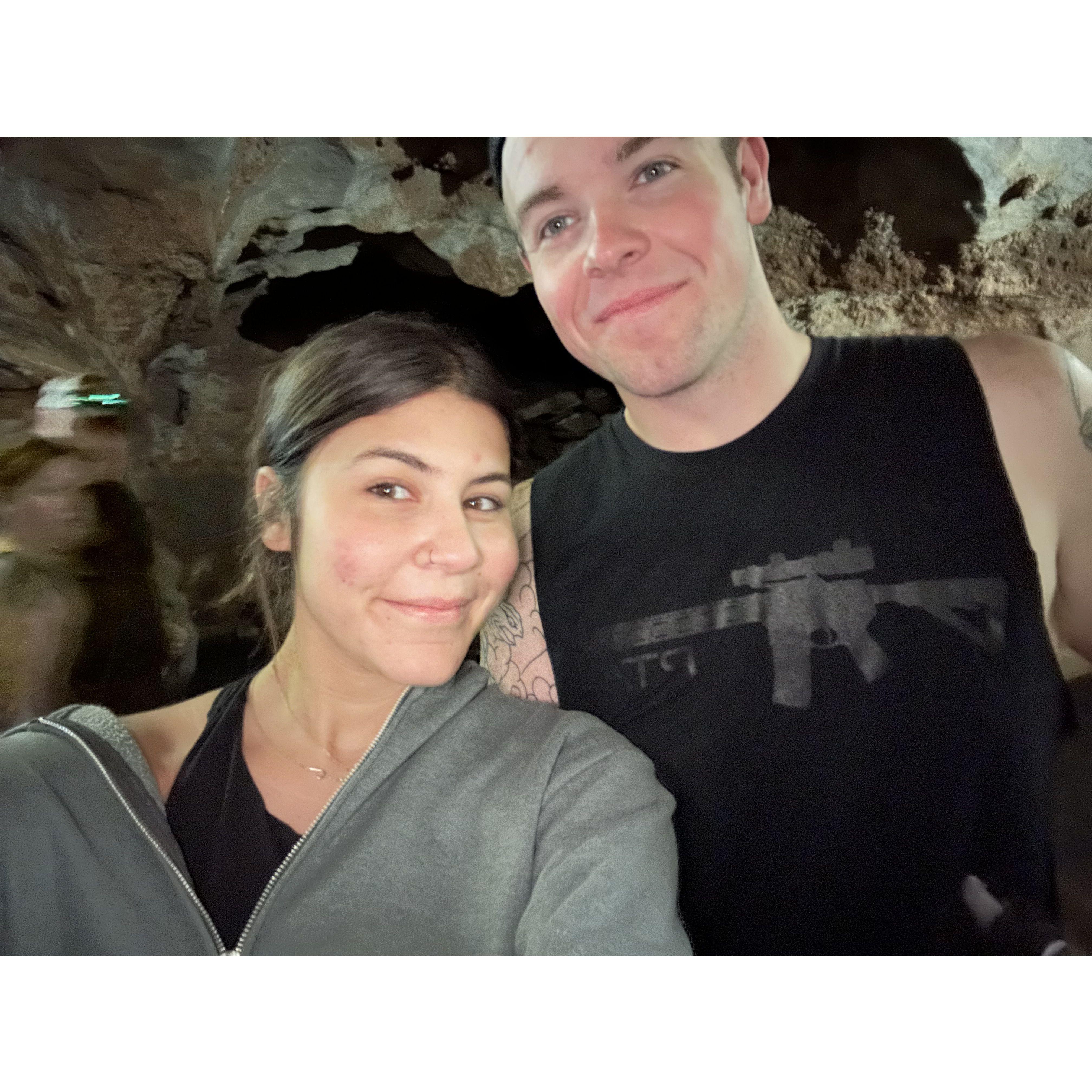 Cave exploring!