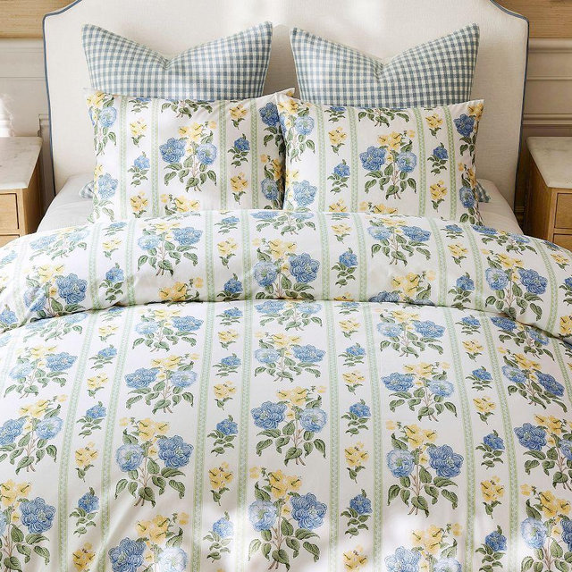 Krysta Floral Reversible Duvet Cover, Multi, Full/Queen