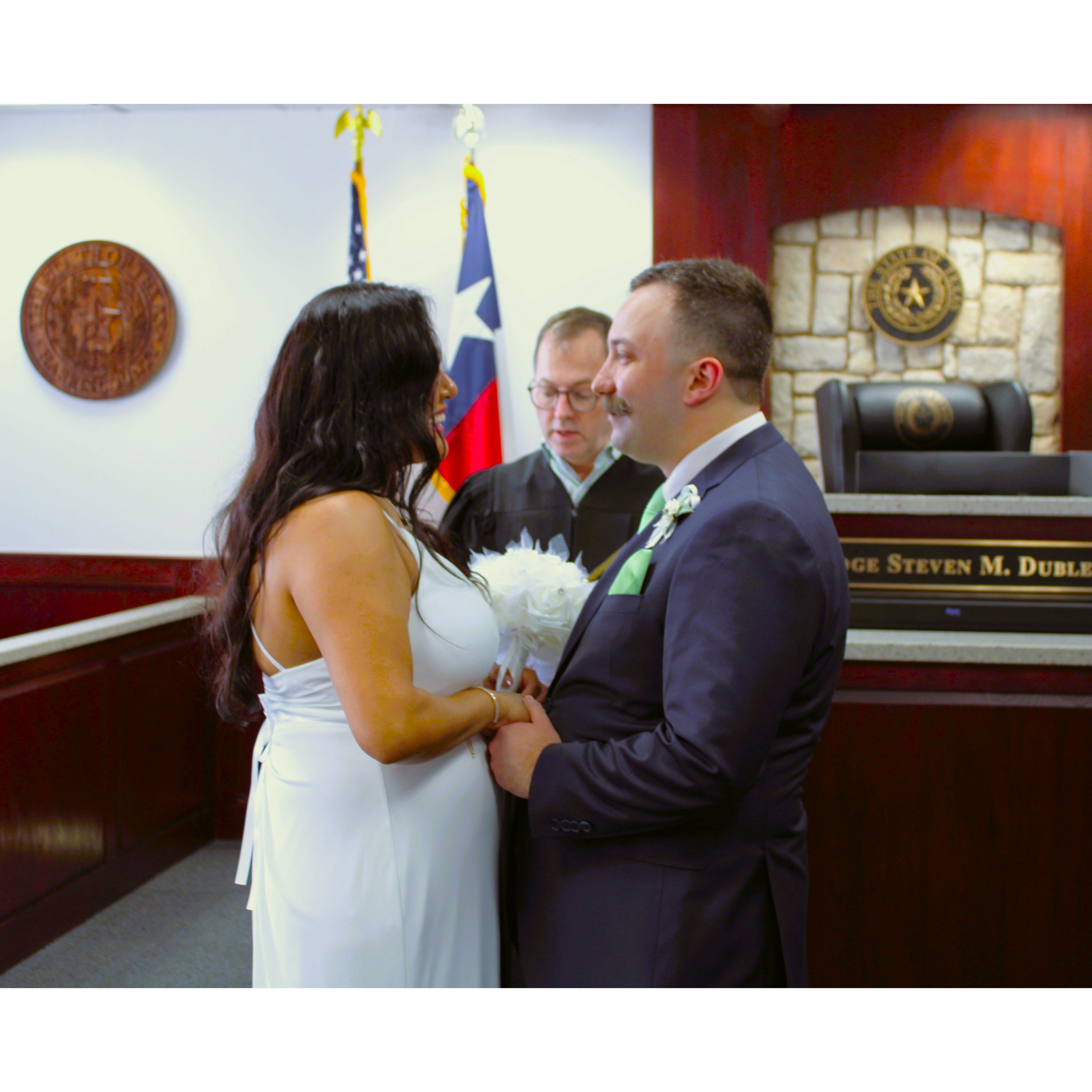 Surrounded by love and family on our special day ❤️