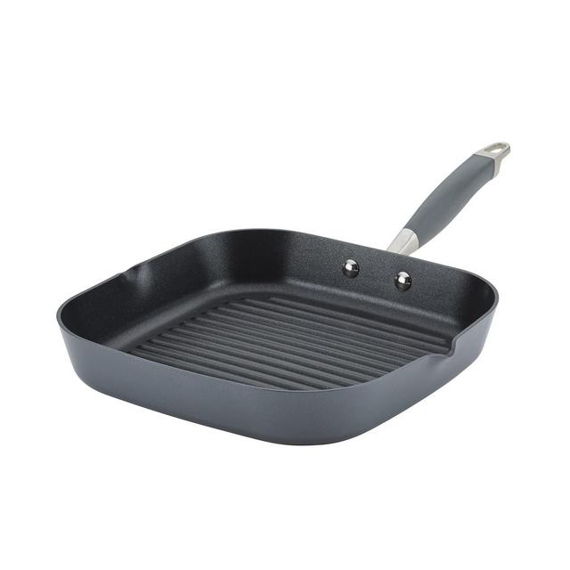 Anolon Advanced Home Hard-Anodized 11" Nonstick Deep Square Grill Pan