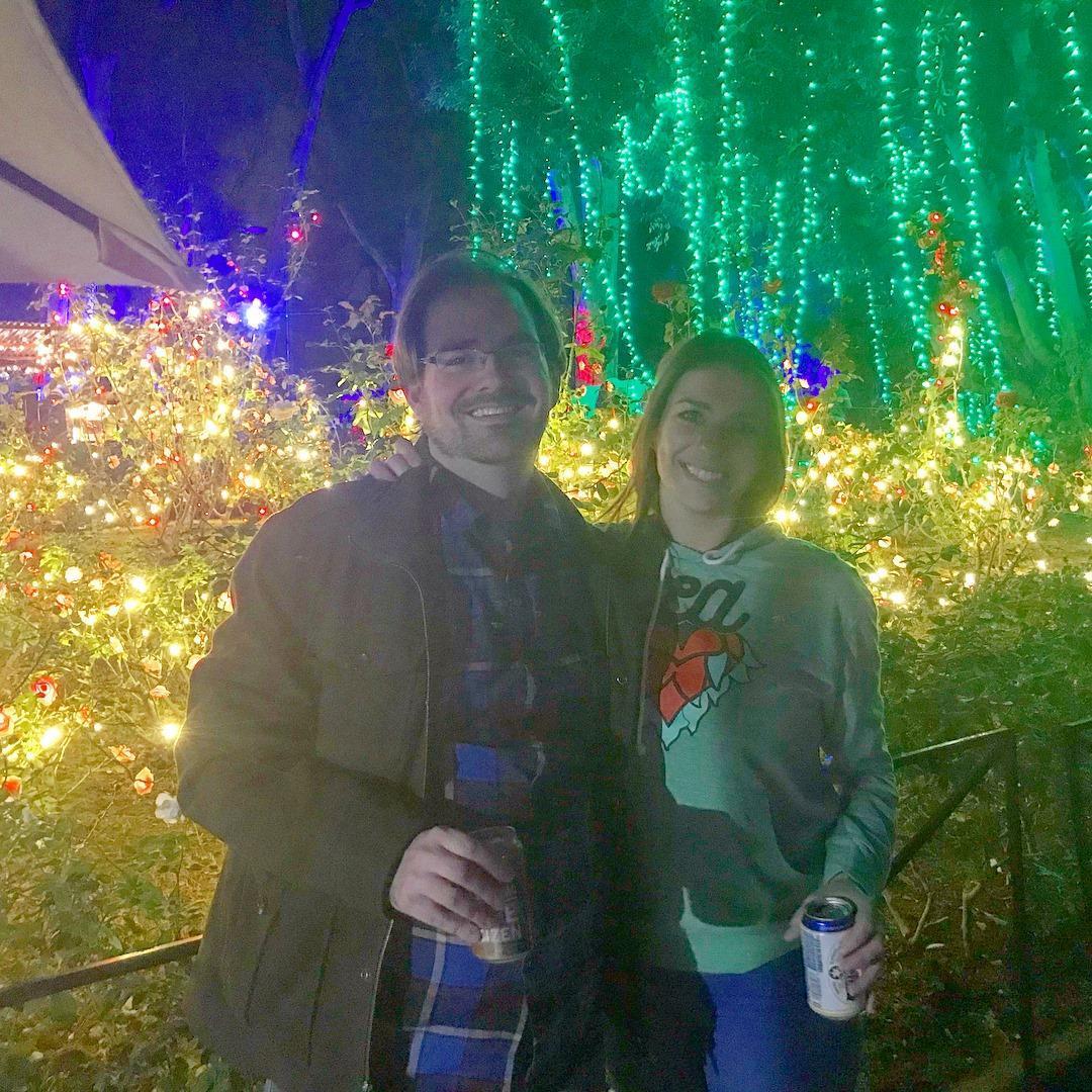 LA Zoo lights for Jenn's birthday