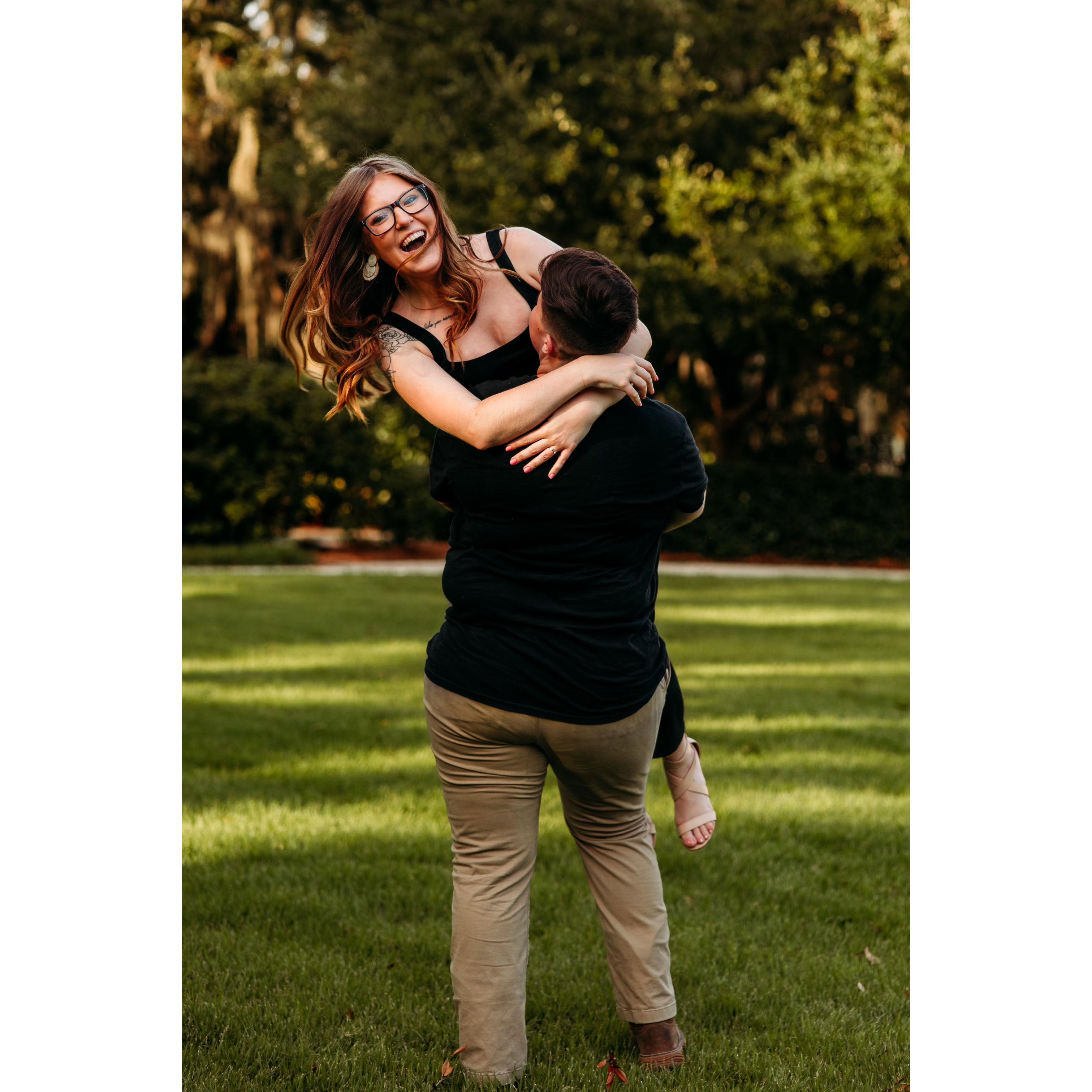 This was our first set of professional pictures done together. Chandler swore this was going to be when Laura proposed originally!!