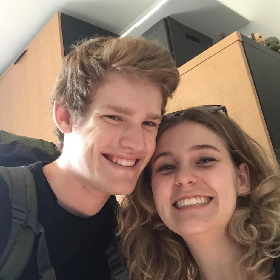 Mercedes Got to surprise Nick at School by Driving up with Kristy! He had no idea she was coming! - Spring 2017