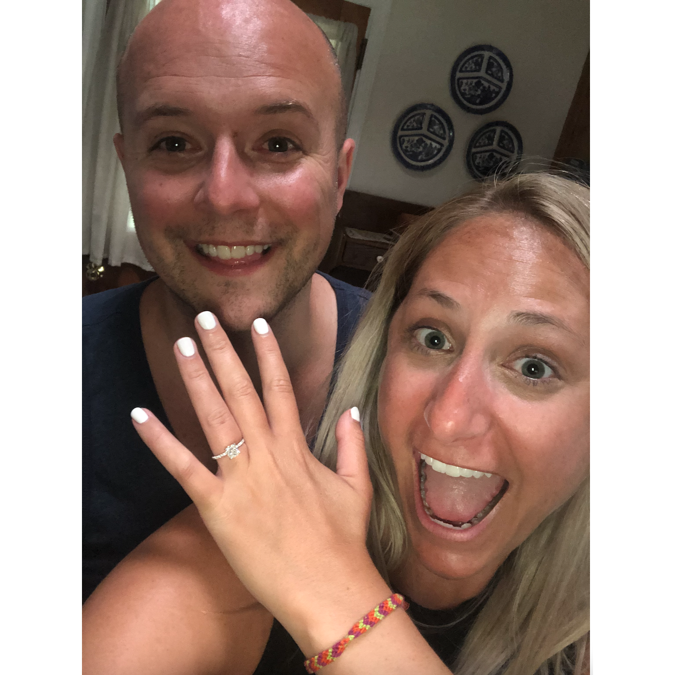 The day he proposed!