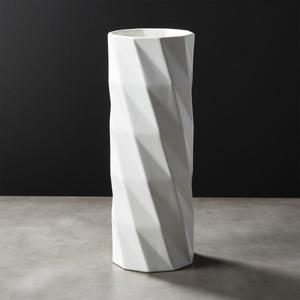 Zig Tall White Vase