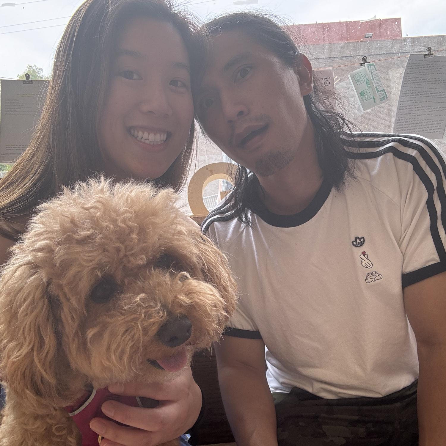The summer Junie, my sister's pup, stayed in San Jose with me for several months.  This day, we explored Berkeley together. Three peas in a pod!