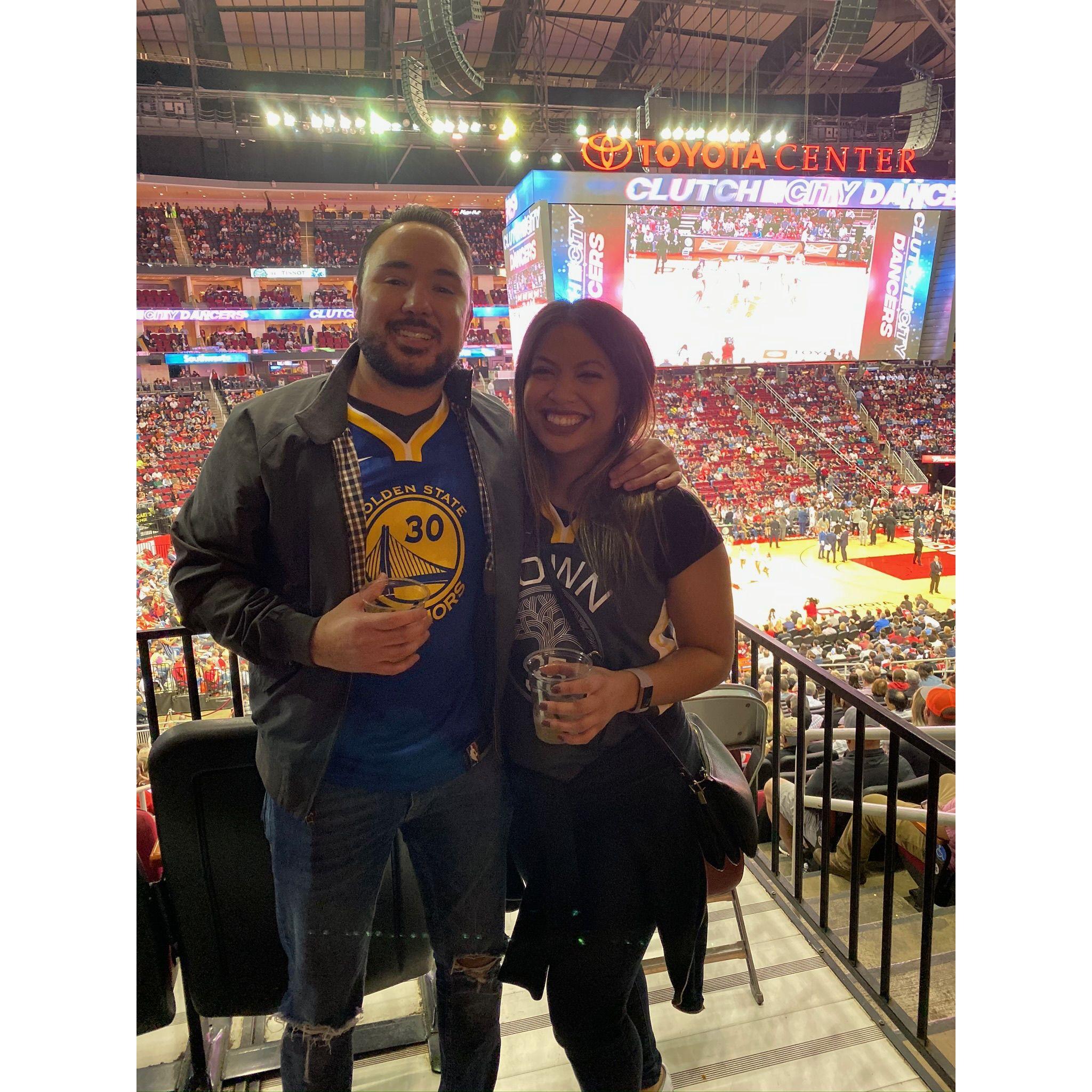 First Warriors Game in Houston