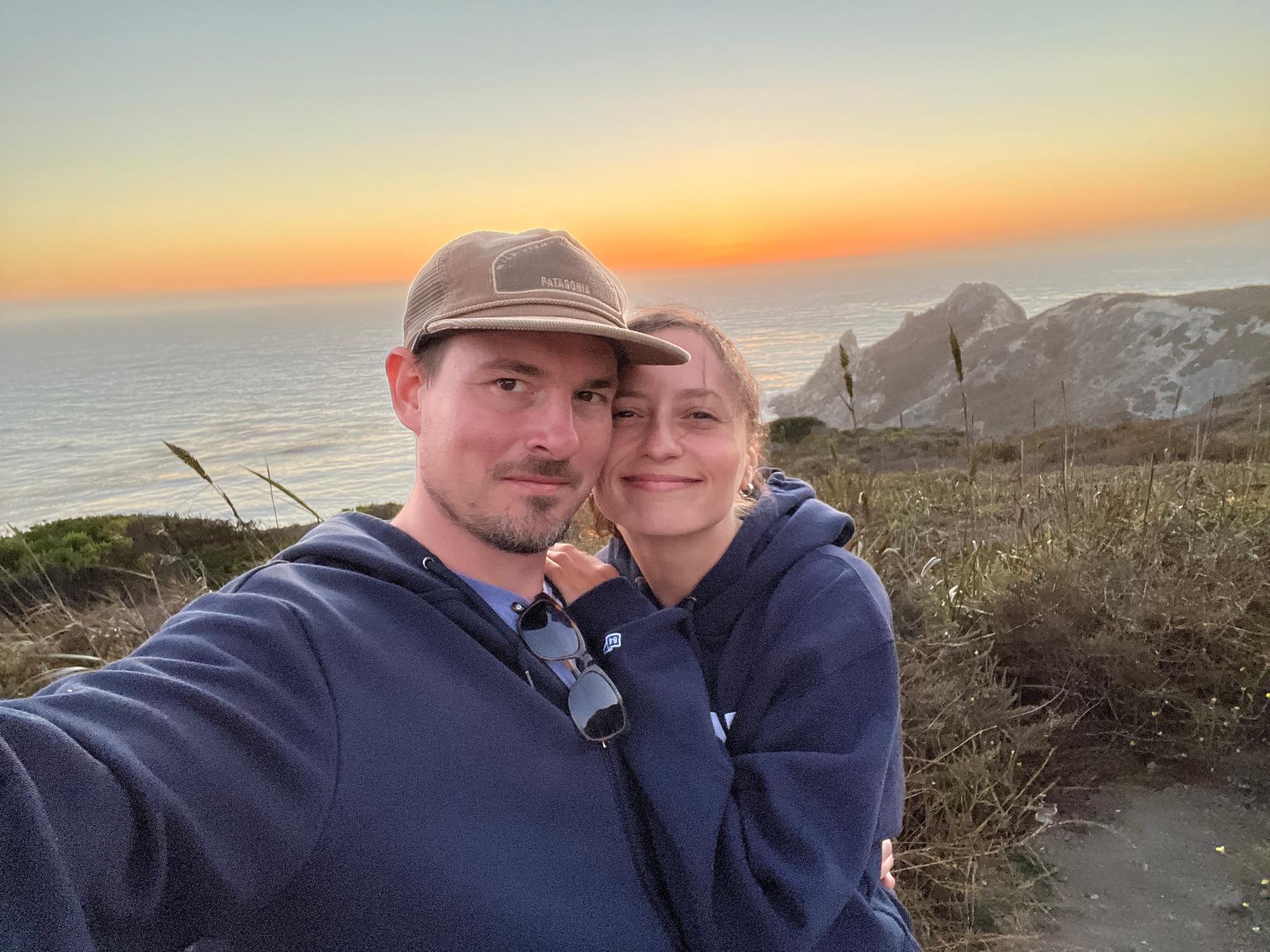 Impromptu road trip up the California Coast in the summer of 2022. Sunset in Big Sur