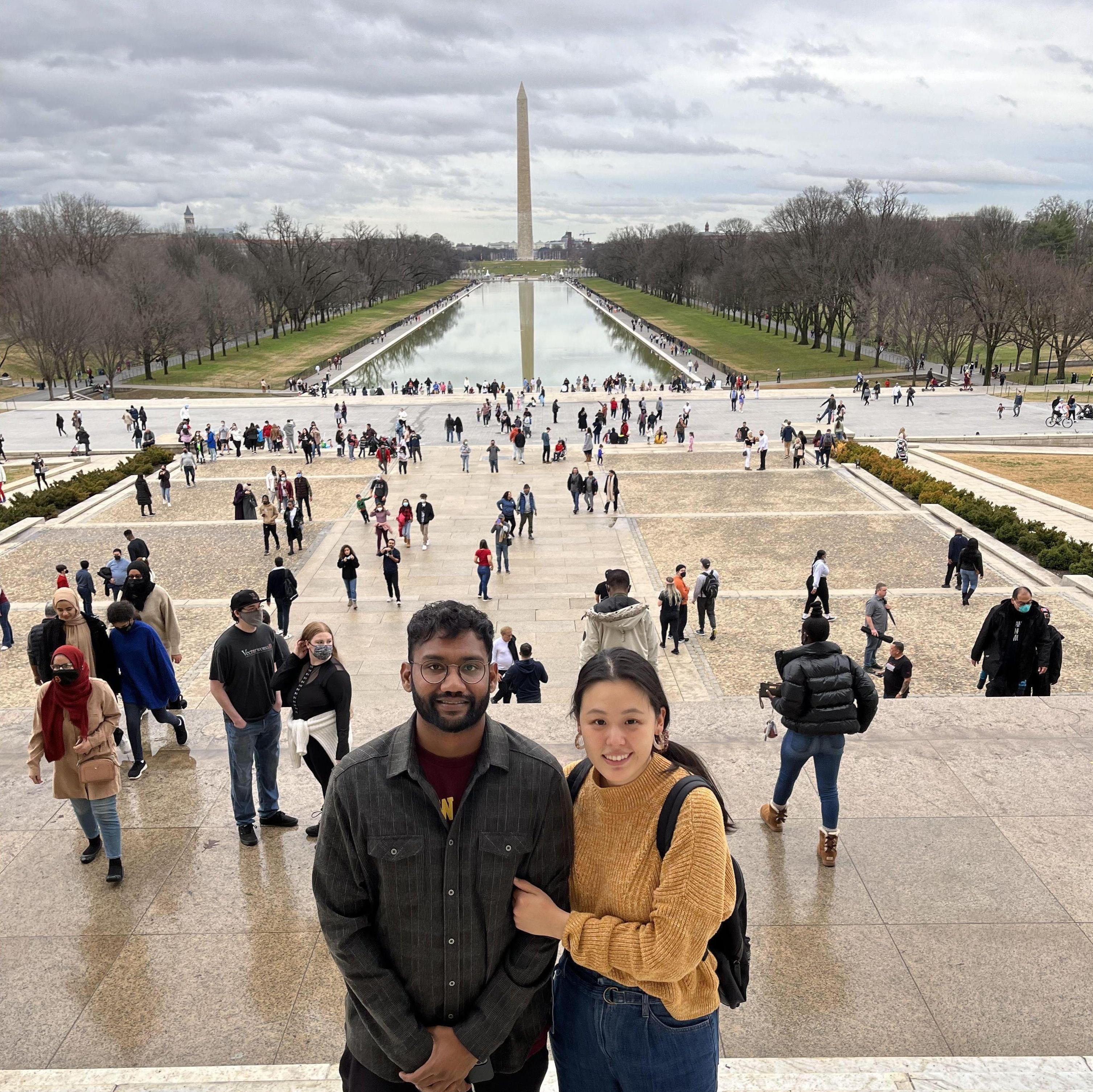 1.2.22 - D.C. In January, Elias asked Stephanie's parents for their blessing to move towards engagement