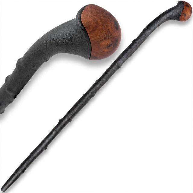 Night Watchman Blackthorn Shillelagh Cane | 37" Irish Heritage Walking Stick for Men | Durable Polypropylene Cane with Realistic Faux Wood Knob | Lightweight Everyday Mobility & Support Staff