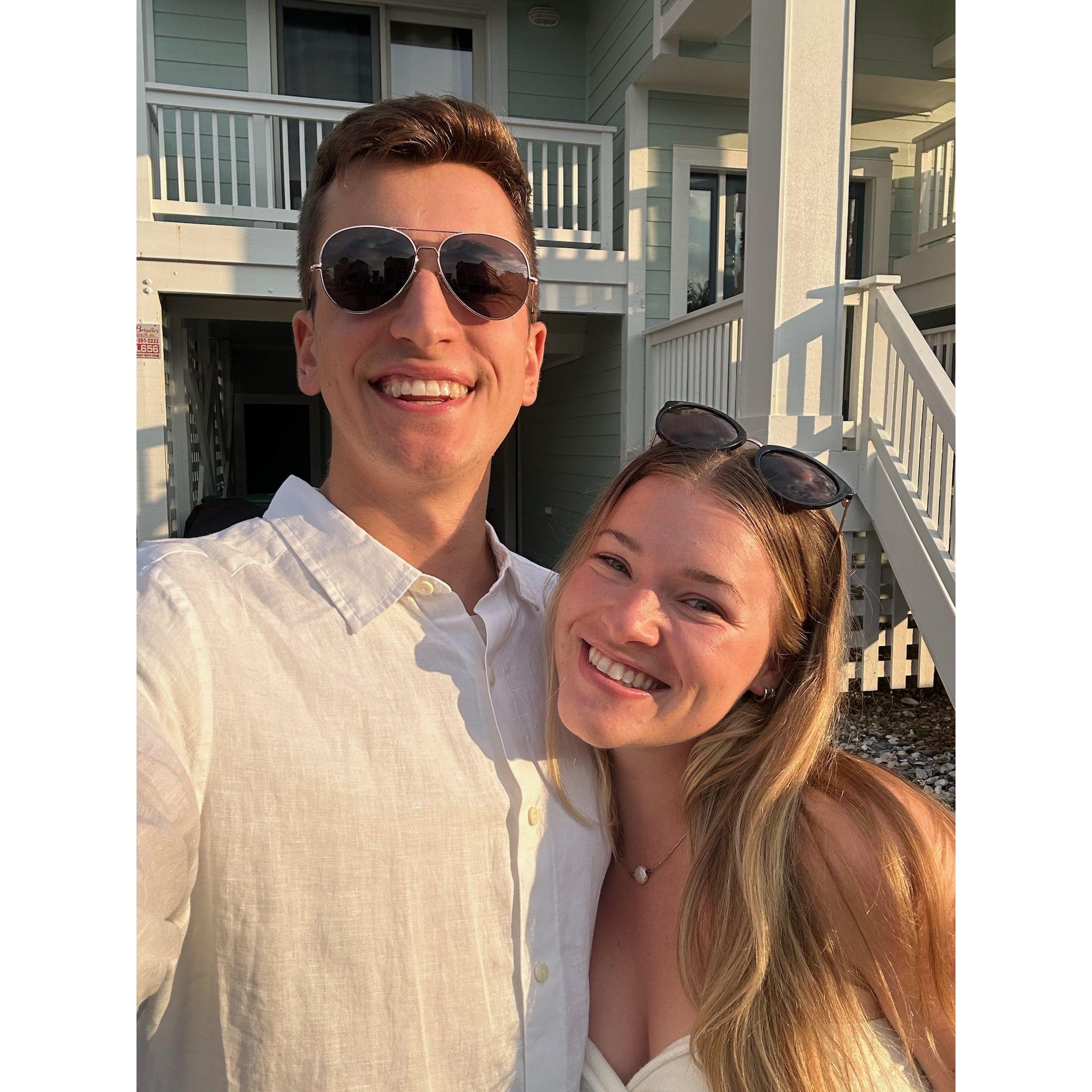 PROPOSAL date night selfie :)