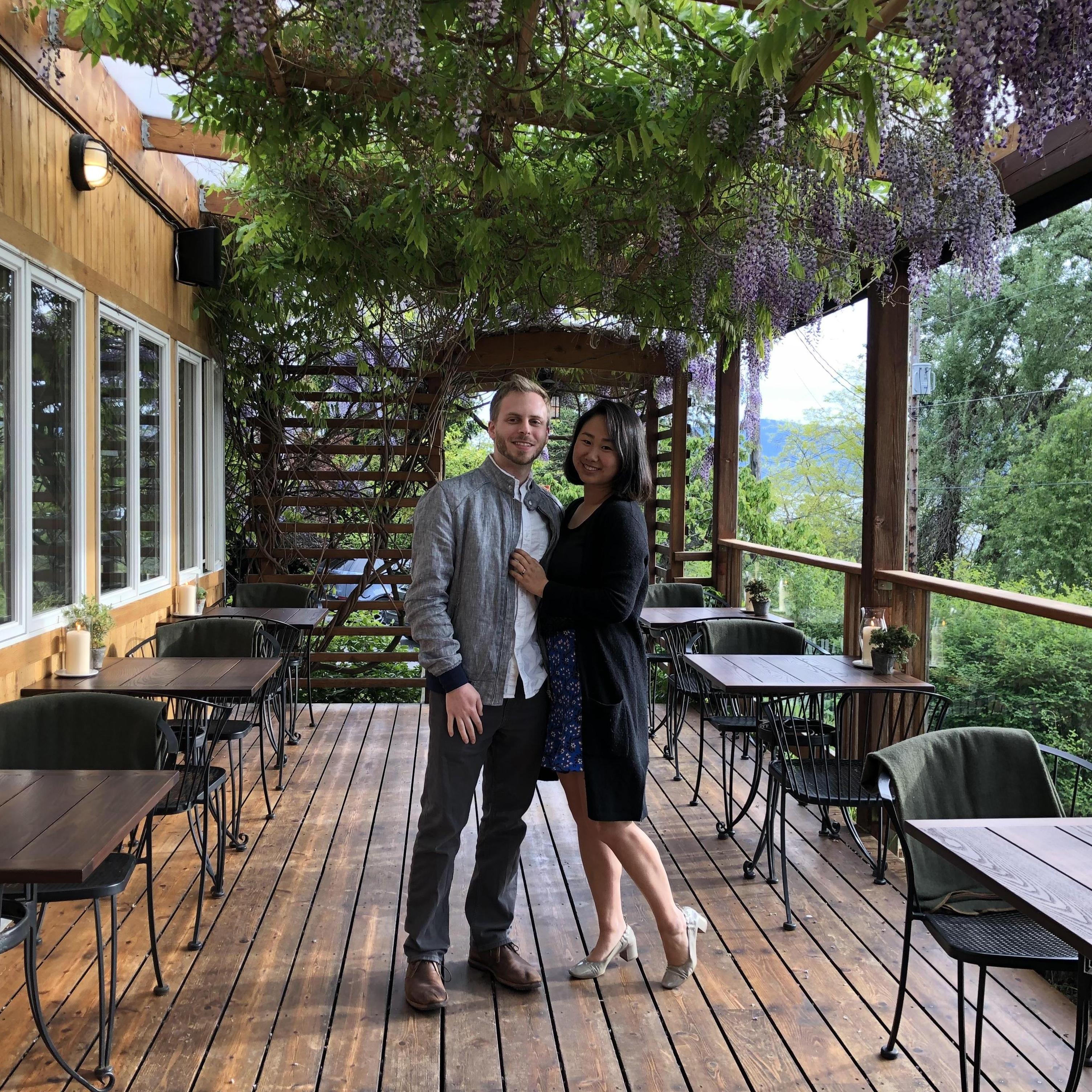 May 2019 - A surprise dream engagement on Lummi Island (not pictured - all our friends and family from around the world).