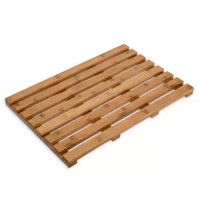 Honey-Can-Do® Bamboo Bath Mat in Brown
