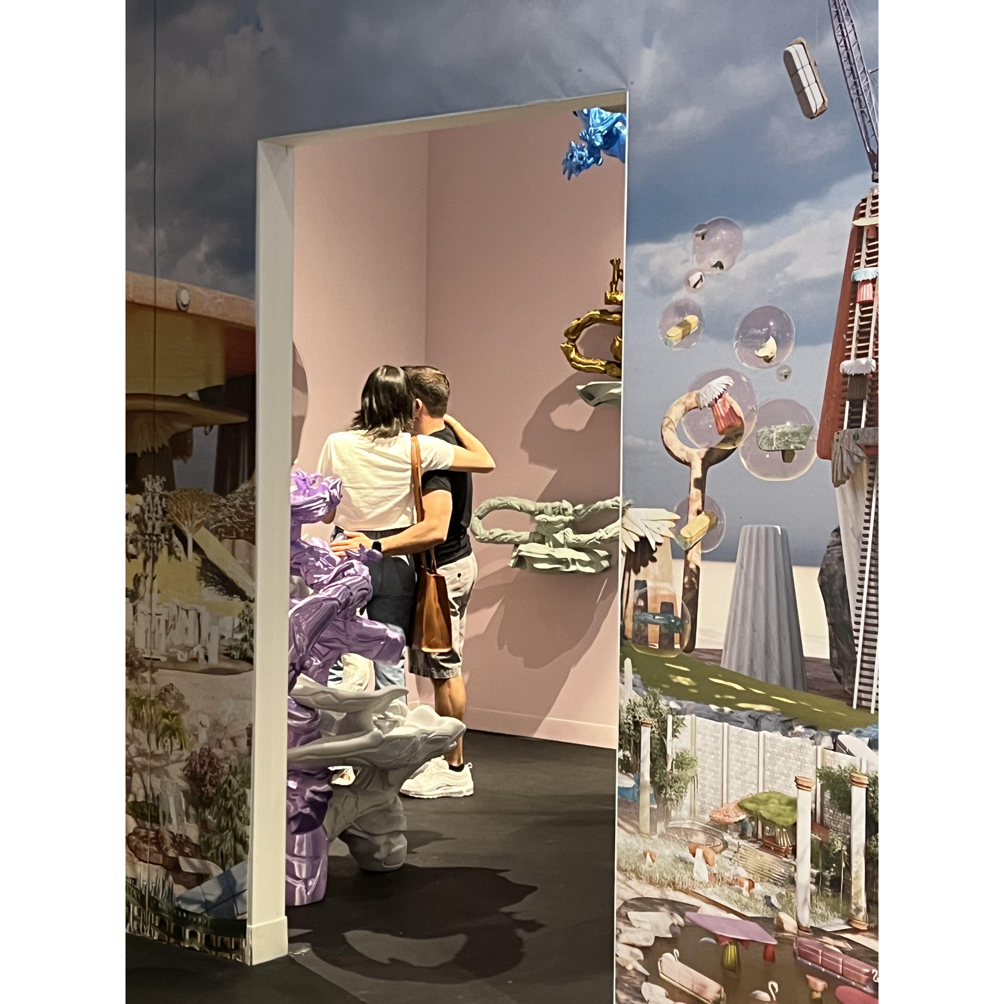 Our first Miami Art Week together in December 2022.