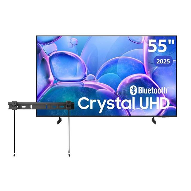 Samsung 55" Class Crystal UHD U7900F (2025) 4K Smart TV HDR 10+ Motion Xcelerator Bluetooth Bixby, Alexa, Google Assistant with Wall Mount(Renewed)