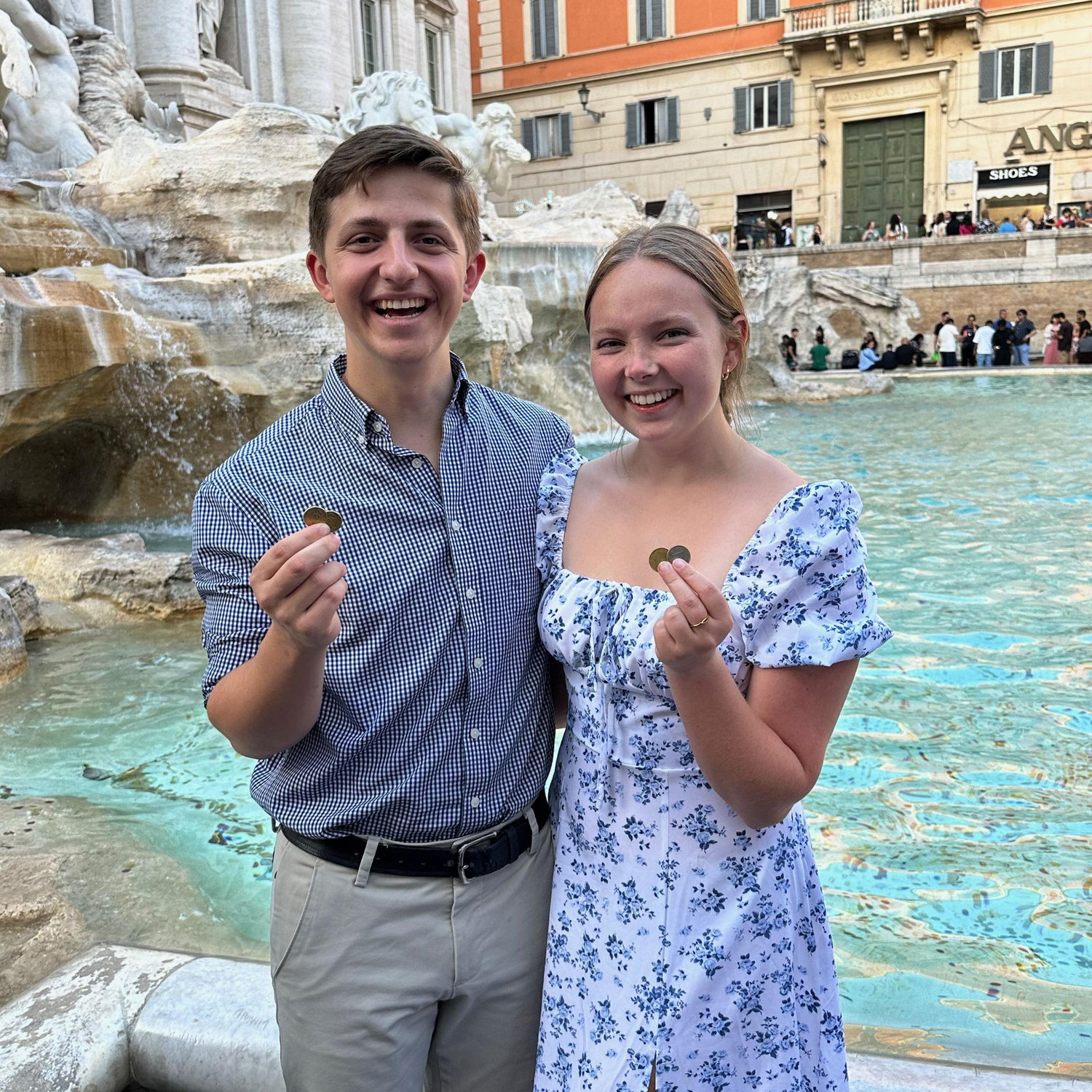 Trevi Fountain in Rome, Italy in 2024