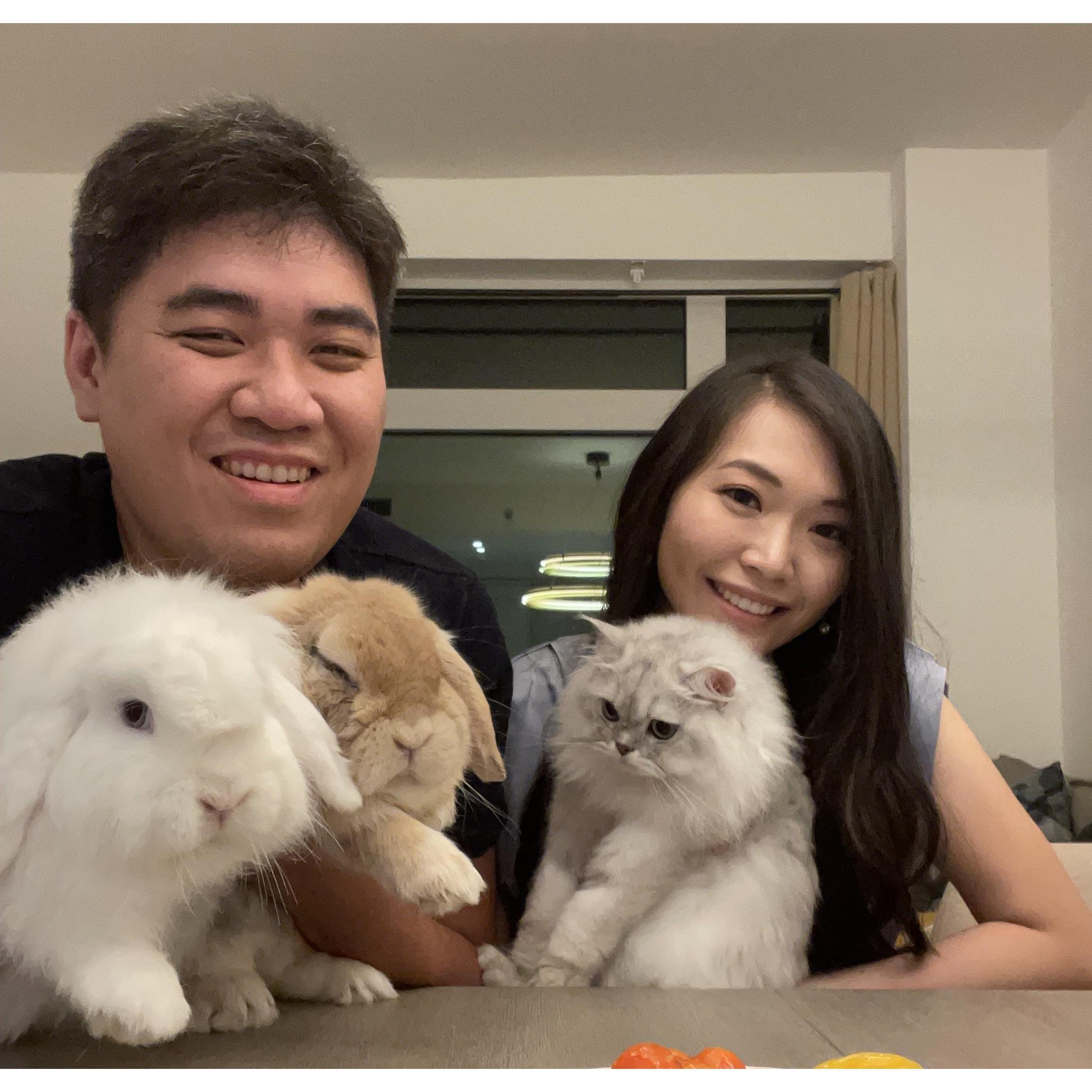 With our fur babies