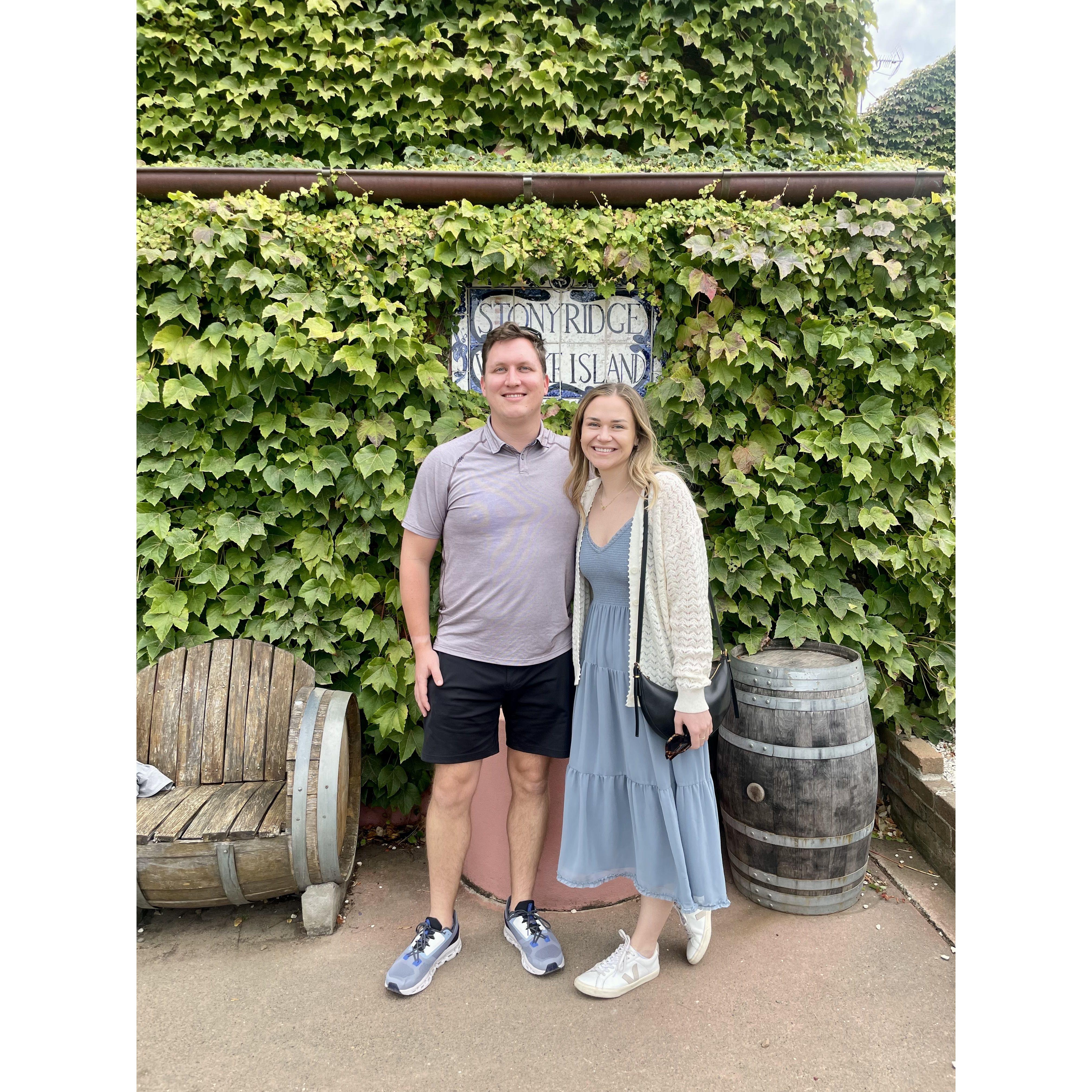 Wine tasting in New Zealand!