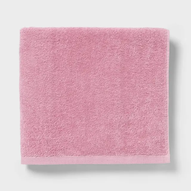 Everyday Bath Towel Pink - Room Essentials™
